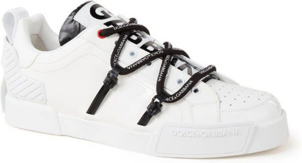 Dolce & Gabbana Portofino sneaker van kalfsleer