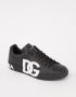 Dolce & Gabbana Zwarte Portofino Logo-Print Sneakers Black Heren - Thumbnail 2