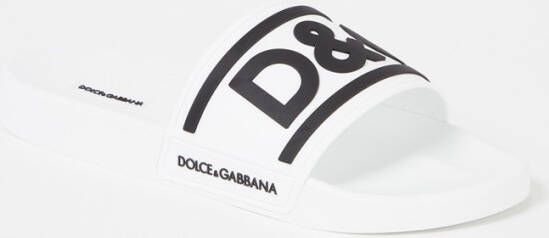 Dolce & Gabbana Slipper met logoprint