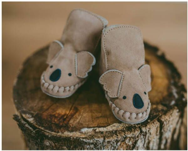 Donsje Amsterdam Kapi Classic Lining Koala babyschoentje van leer