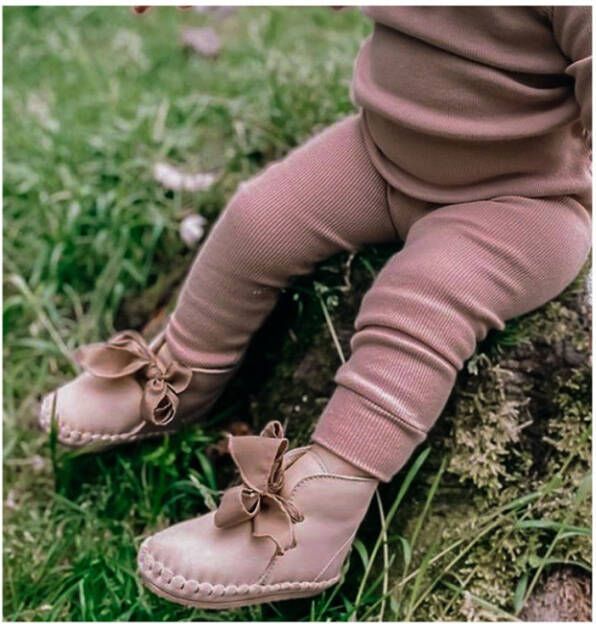 Donsje Amsterdam Pina Organza Lining babyschoentje van leer