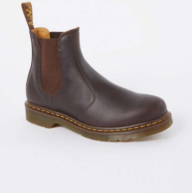 Dr Martens Dr Martens Crazy Horse chelsea boot van leer