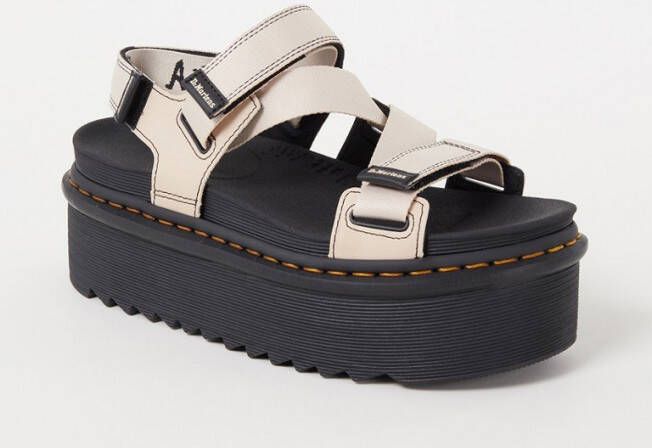 Dr. Martens Fushion Quad Zebrilus Kimber Sandal Warm Sand Slides 27351268 - Foto 2