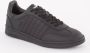 Dsquared2 Vintage Stijl Leren Sneakers Zwart Black Heren - Thumbnail 3