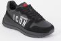 Dsquared2 Icon Runner sneaker van kalfsleer met suède details - Thumbnail 1