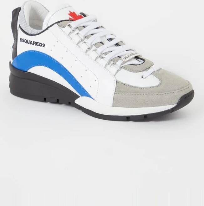 Dsquared2 Legendary sneaker van kalfsleer met suède details - Foto 3