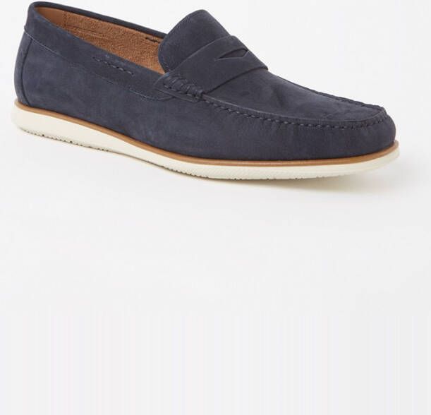 Dune London Berkly loafer van suède