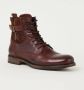 Dune London Call veterboot van leer met suède details - Thumbnail 1