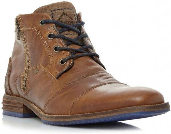 Dune London Captains veterboot van leer