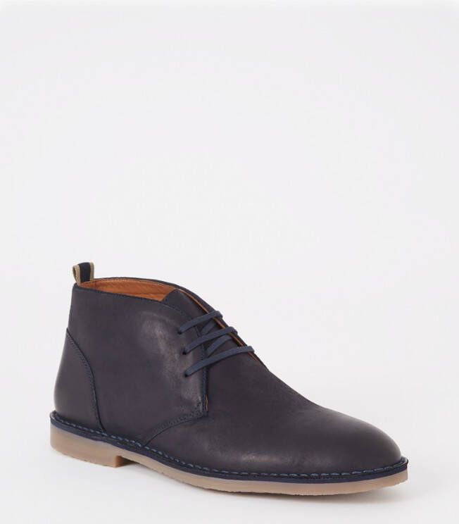 Dune London Cashed casual veterschoen van leer