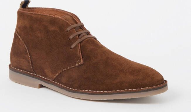 Dune London Cashed casual veterschoen van leer