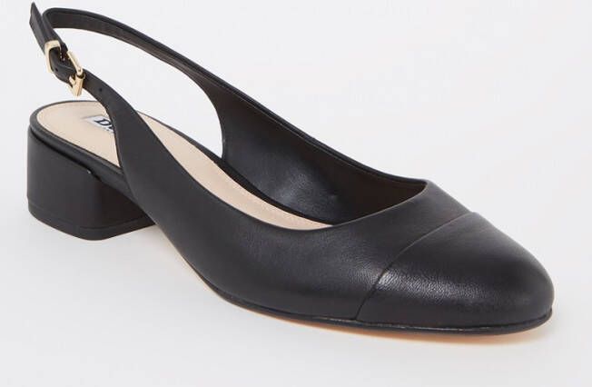 Dune London Casing slingback van leer