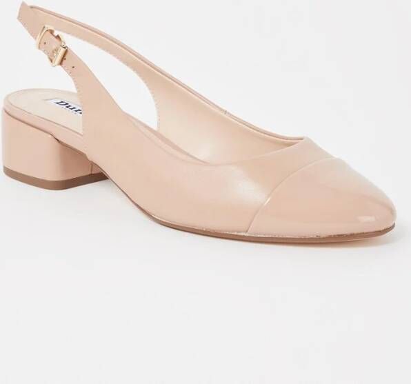 Dune London Casing slingback van leer