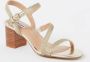 Dune London Jelen sandalette met metallic finish - Thumbnail 1