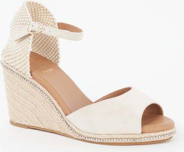 Dune London Koto espadrille van suède