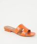 Dune London Loupe slipper van leer - Thumbnail 1