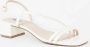 Dune London Maryanna sandalette van leer met metallic finish - Thumbnail 1
