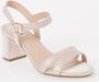 Dune London Wide Fit Merisa sandalette van leer - Thumbnail 1