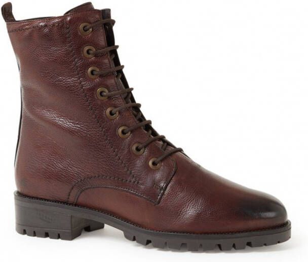Dune London Prestone veterboot van leer - Schoenen.nl