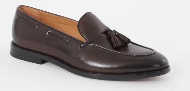 Dune London Sandders loafer van leer