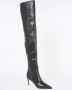 Dune London Servena overknee laars van leer - Thumbnail 1