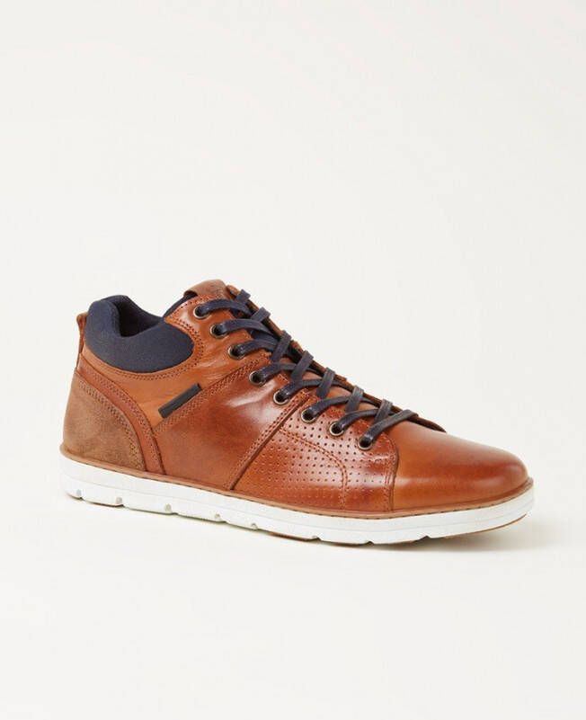 Dune London Stakes sneaker van leer - Schoenen.nl