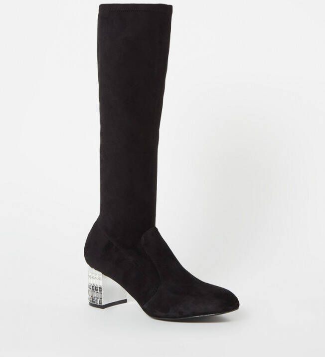 Dune London Stargazer laars met suède details - Schoenen.nl