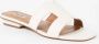 Dune London Wide Fit Loupe slipper van leer - Thumbnail 1