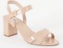 Dune London Wide Fit Merisa sandalette van leer - Thumbnail 1