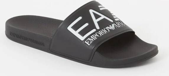 Emporio Armani Beachwear slipper met logo