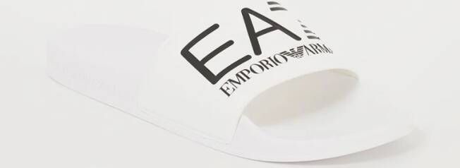 Emporio Armani Beachwear slipper met logo