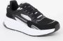 Emporio Armani Cusher Sonic Mix sneaker van suède met mesh details - Thumbnail 3