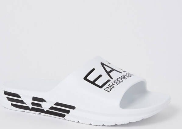 Armani Slipper met logoprint