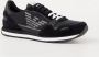 Emporio Armani Hoge kwaliteit heren sneakers voor stijlvol comfort Black Heren - Thumbnail 2