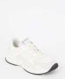 Emporio Armani Crèmekleurige Leren Sneaker White Heren - Thumbnail 2