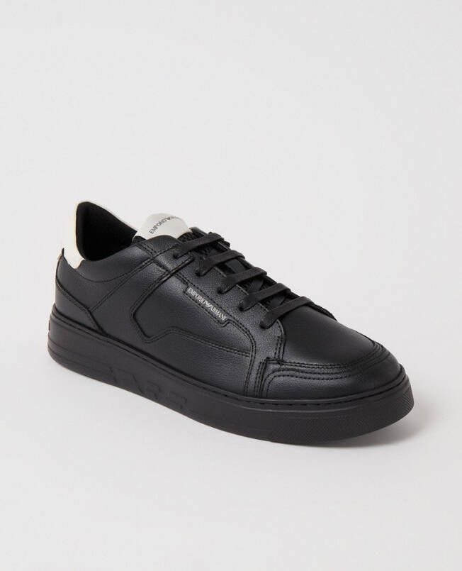 Emporio Armani Sneaker van leer