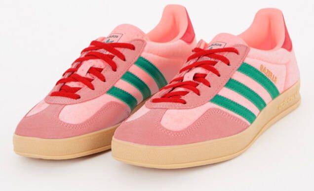 Adidas Gazelle Indoor sneaker van fluweel met leren details