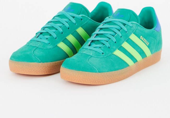 Adidas Gazelle Indoor sneaker van suède met leren details