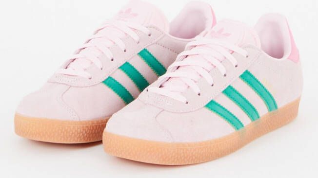 Adidas Gazelle Indoor sneaker van suède met leren details