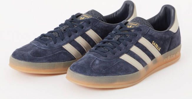 Adidas Gazelle Indoor sneaker van suède met leren details