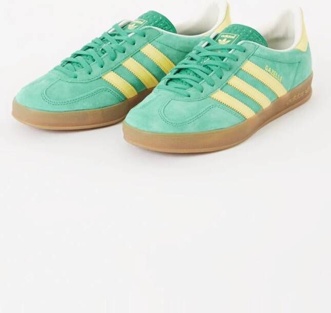 Adidas Gazelle Indoor sneaker van suède met leren details