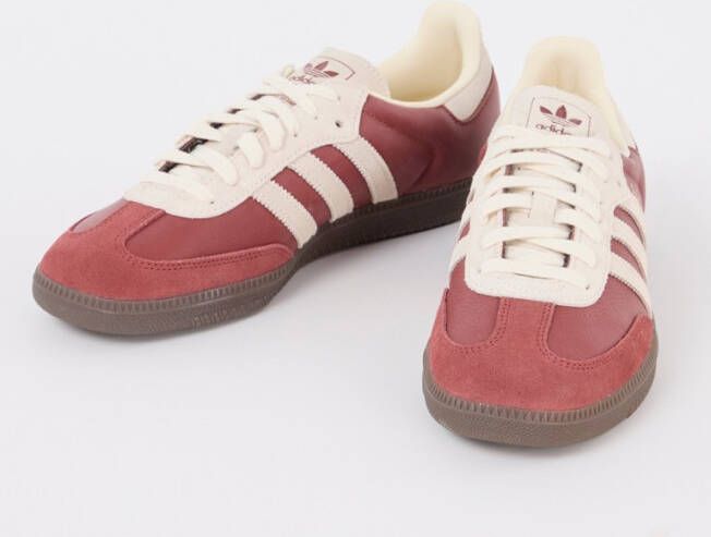 Adidas Samba OG sneaker van leer met suède details