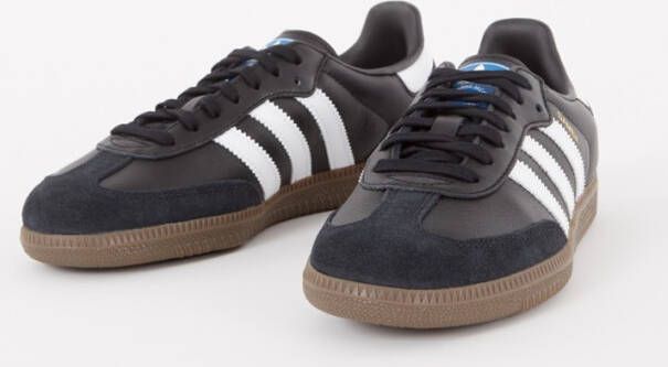 Adidas Samba OG sneaker van leer met suède details