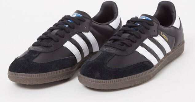 Adidas Samba OG sneaker van leer met suède details