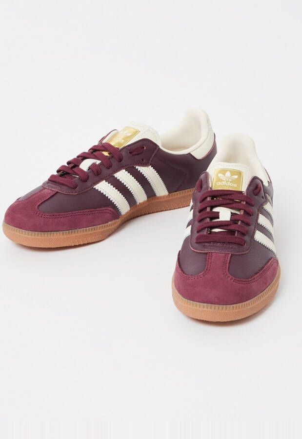 Adidas Samba sneaker van nubuck met leren details