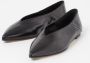 Aeydē Loafers & ballerina schoenen Moa Leather Ballet Flats in zwart - Thumbnail 2