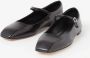 Aeyde Zwarte platte ballerina's amandel teen Black Dames - Thumbnail 7