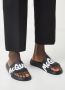 Alexander mcqueen Stijlvolle zwarte rubberen slippers voor Black - Thumbnail 2