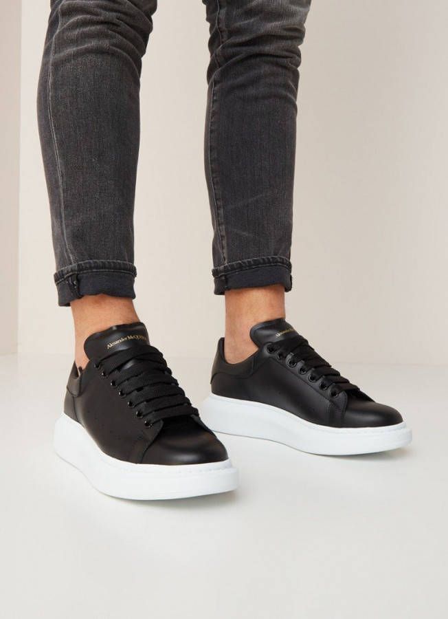 alexander mcqueen Oversized sneaker van kalfsleer