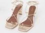 ALOHAS Bellini sandalette van leer met metallic finish - Thumbnail 2